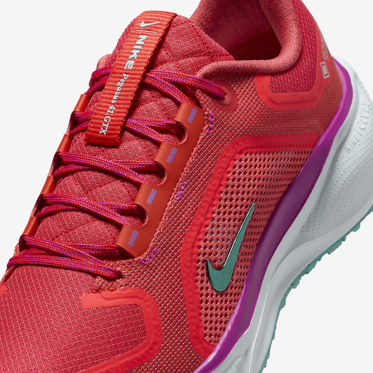 Nike Pegasus sneaker Picante Red/Bright Crimson/Vivid Grape/Green Frost