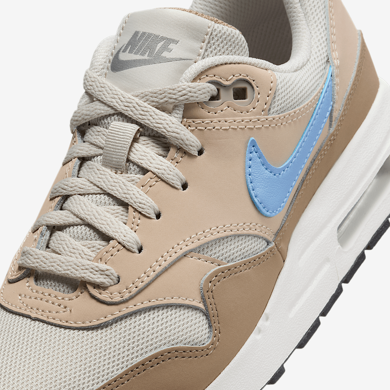 Nike Air Max 1 sneaker Light Bone/Sanddrift/Khaki/Psychic Blue