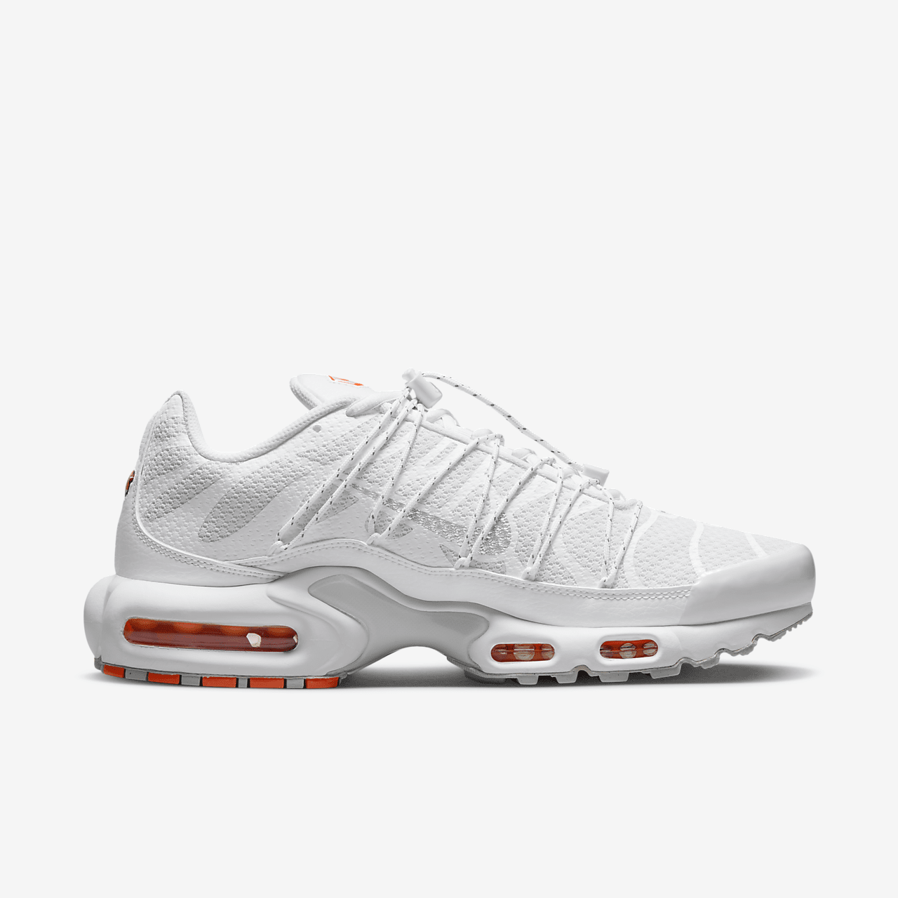 Nike Air Max Plus sneaker Wit/Safety Orange/Pure Platinum