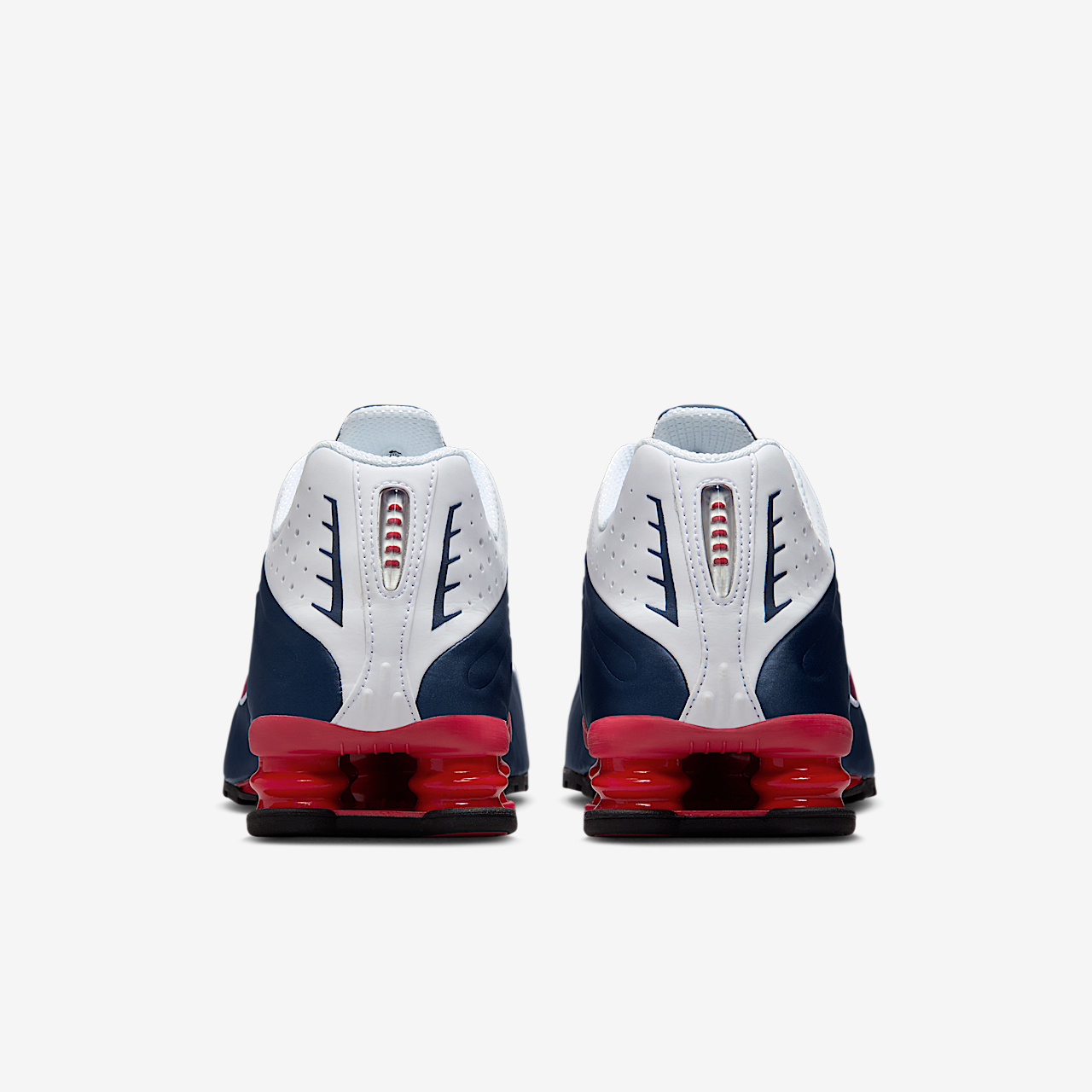 Nike Nike Shox sneaker Midnight Navy/Wit/Metallic Silver/Gym Red