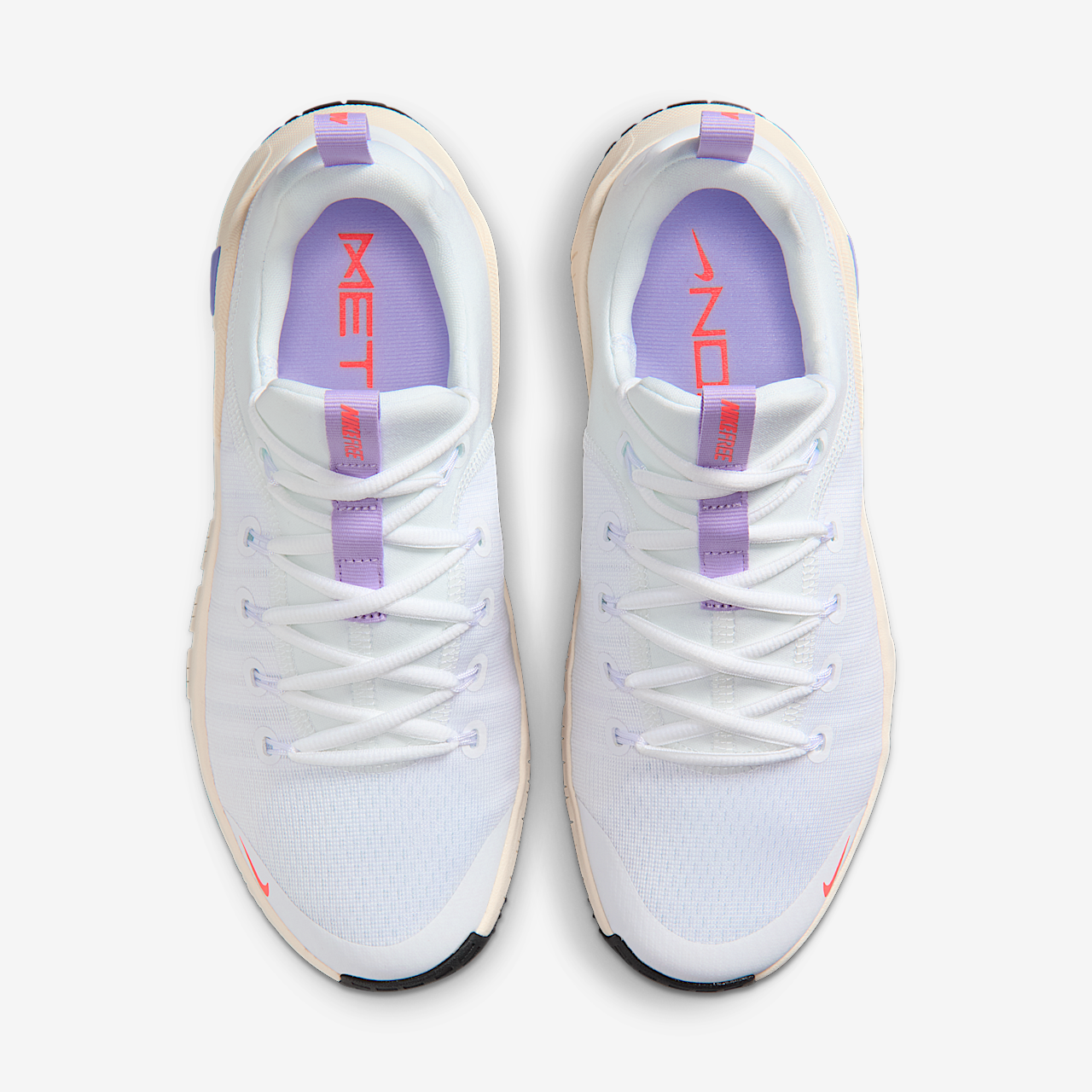 Nike Free sneaker Wit/Violet Mist/Chalk/Hot Lava