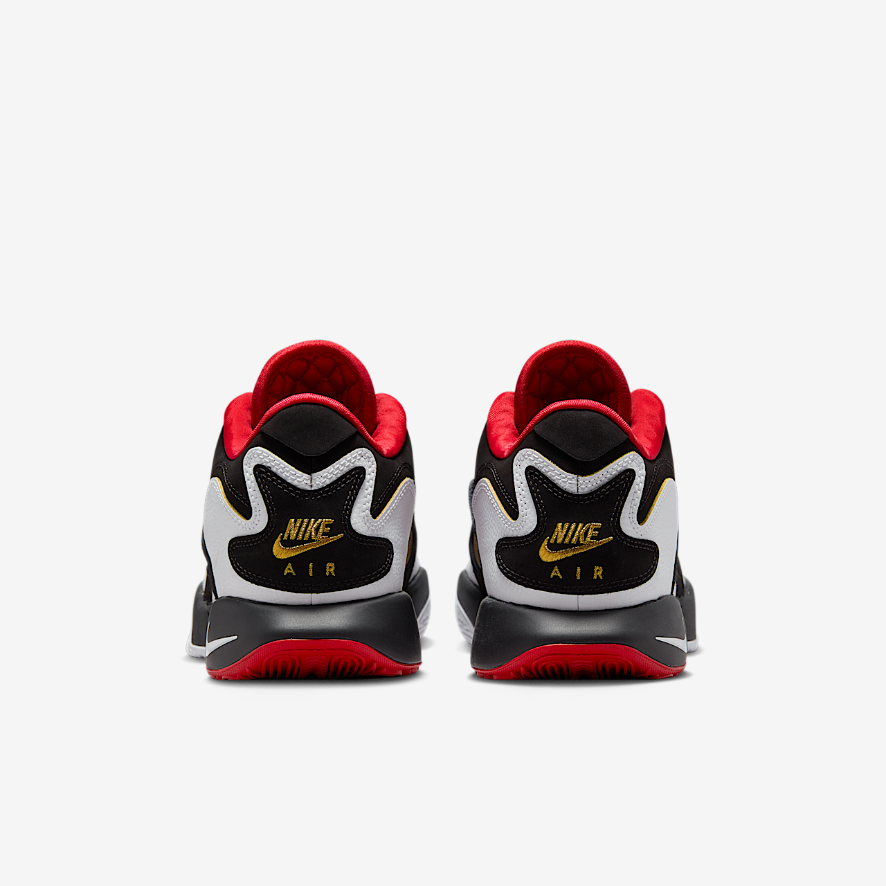 Nike LeBron sneaker Zwart/Fire Red/Metallic Gold/Wit