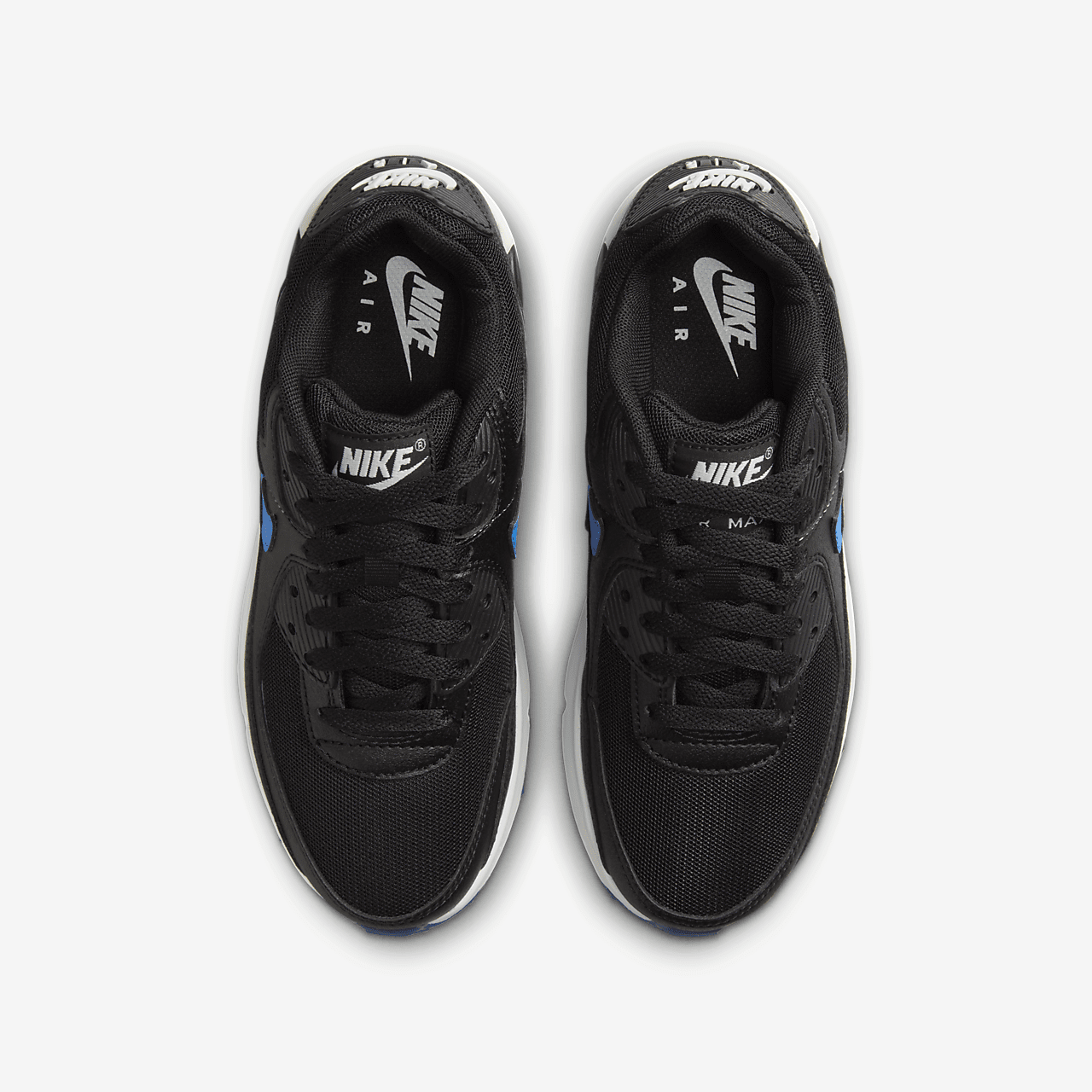 Nike Air max 90 sneaker Zwart/Court Blue/Wit/Photo Blue