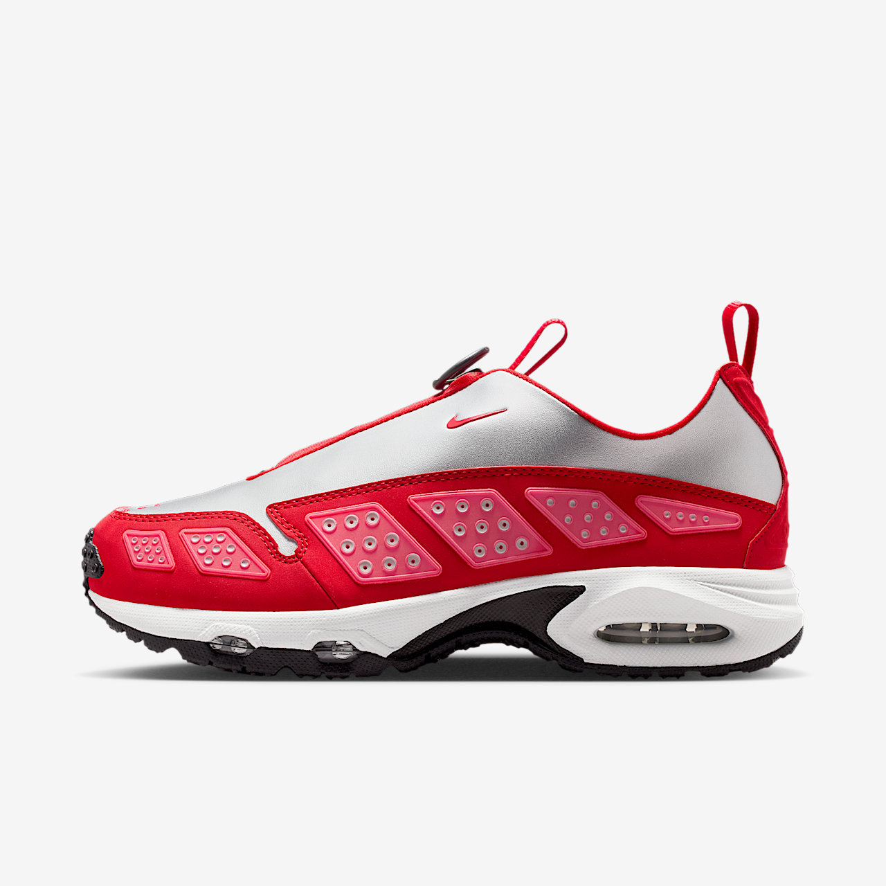 Nike Air Max SNDR sneaker Silver/Fusion Red/Photon Dust/University Red