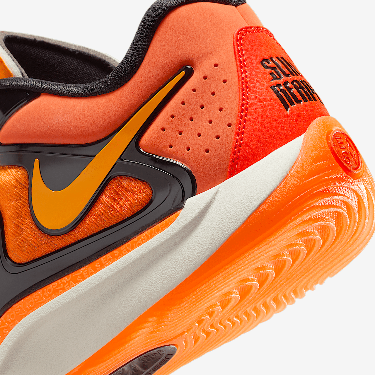 Nike  sneaker Safety Orange/Total Orange/Zwart/Sundial