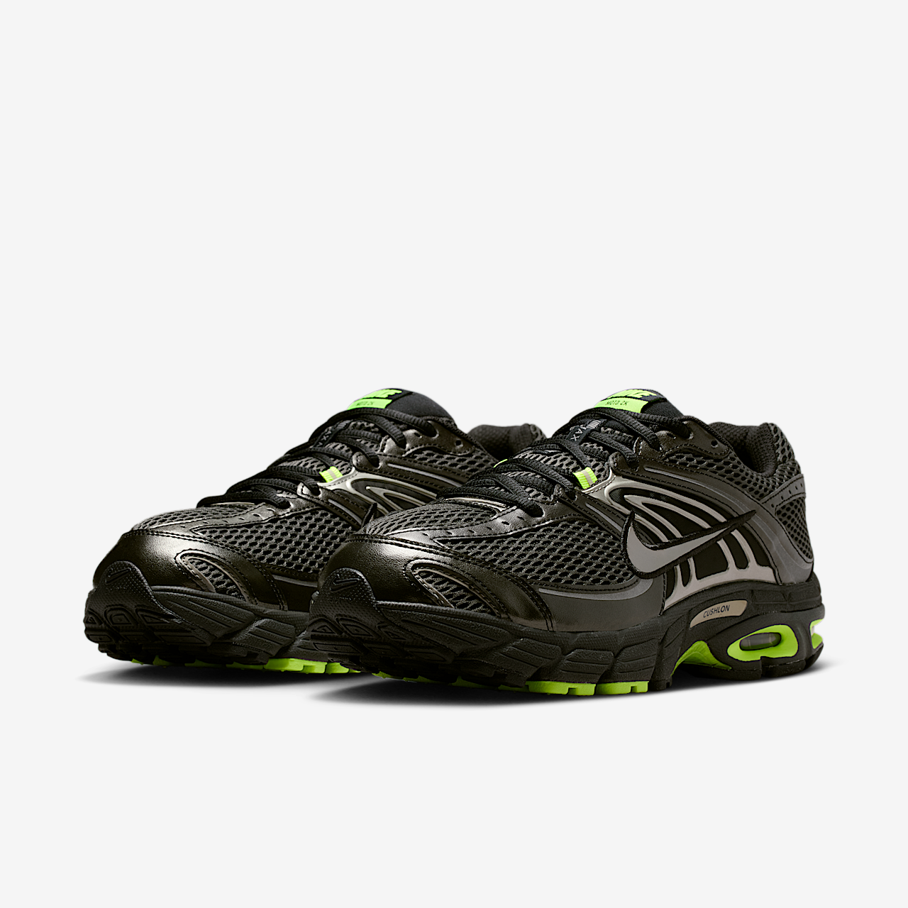 Nike Air Max sneaker Zwart/Volt/Dark Smoke Grey/Metallic Pewter