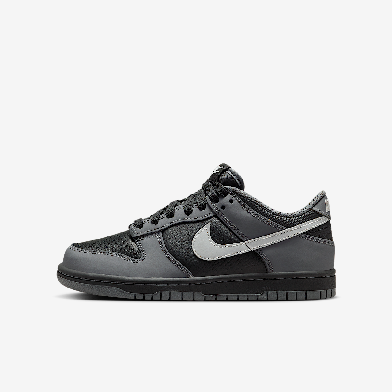 Nike Dunk Low sneaker Zwart/Anthracite/Photon Dust/Reflect Silver