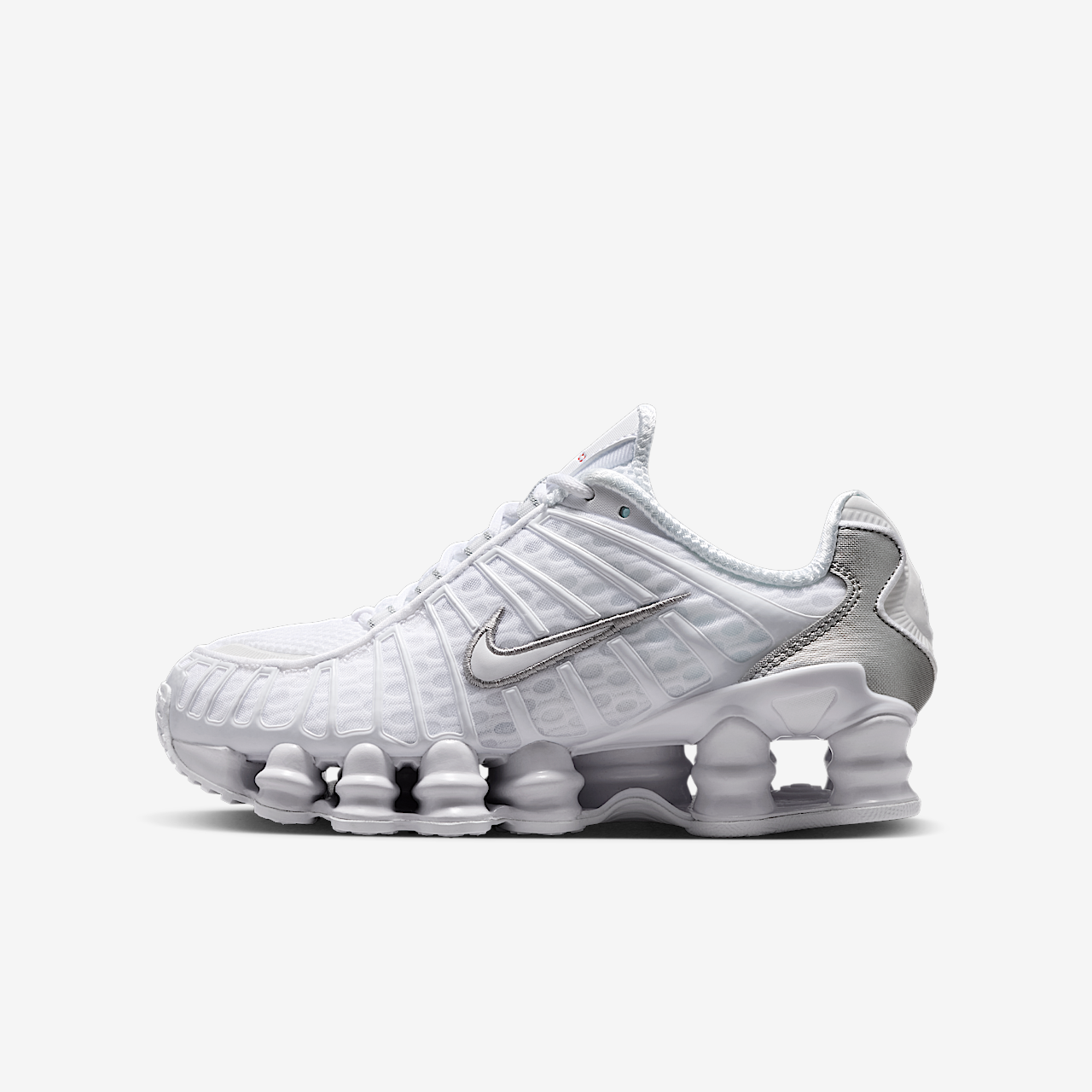 Nike Nike Shox sneaker Wit/Metallic Silver/Max Orange/Wit
