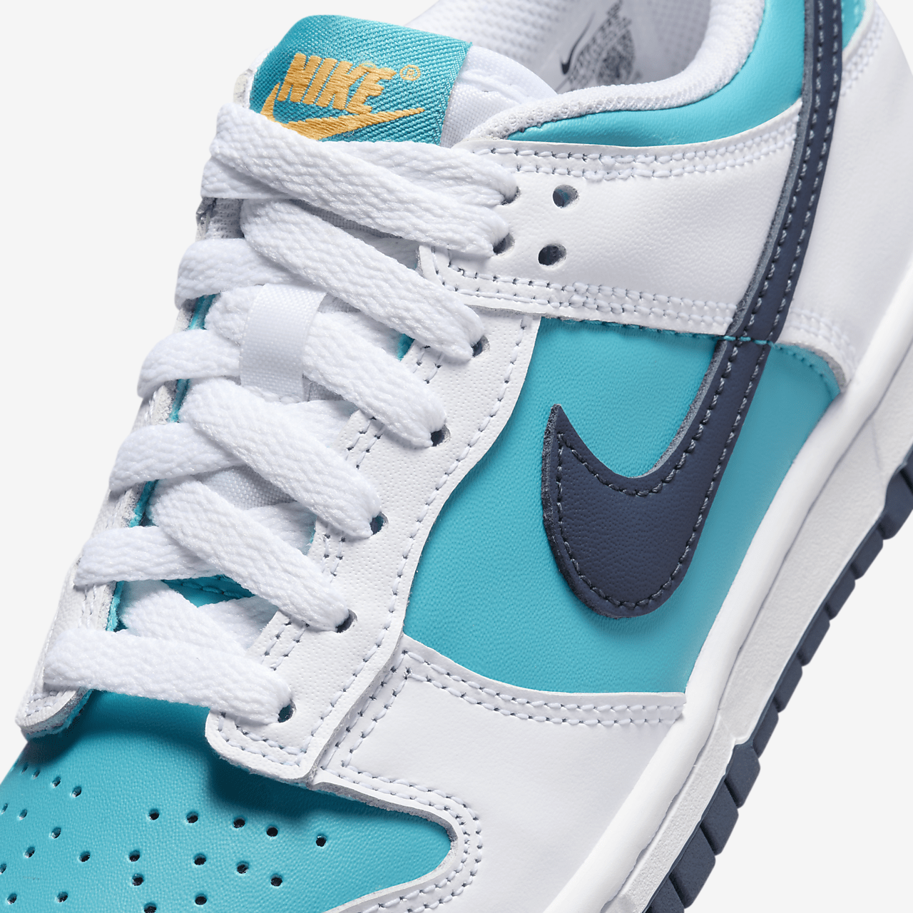 Nike Dunk Low sneaker Dusty Cactus/Wit/Racer Pink/Thunder Blue