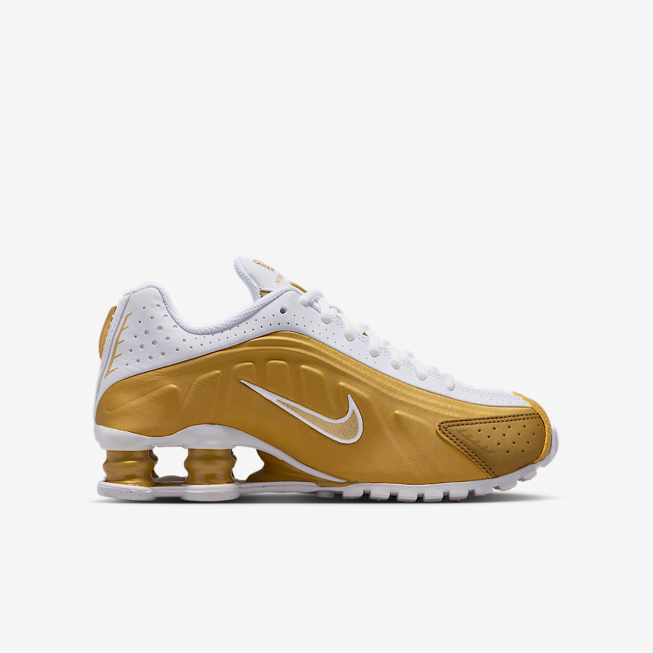 Nike Nike Shox sneaker Metallic Gold/Wit/Metallic Gold