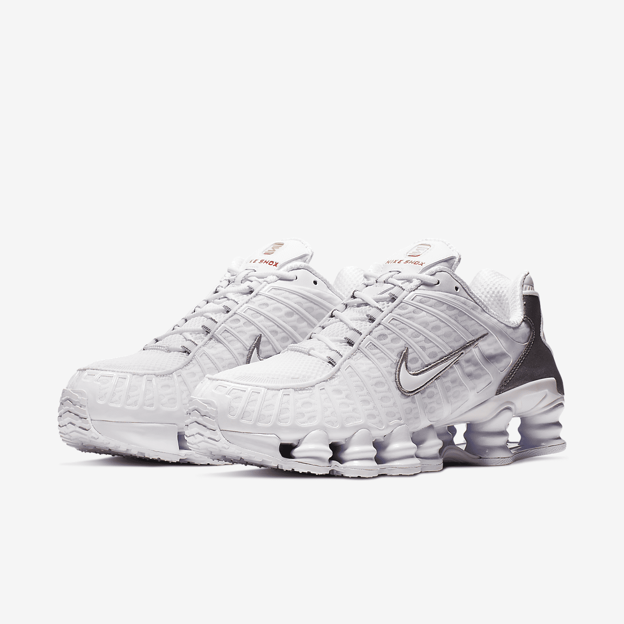 Nike Nike Shox sneaker Wit/Metallic Silver/Max Orange/Wit