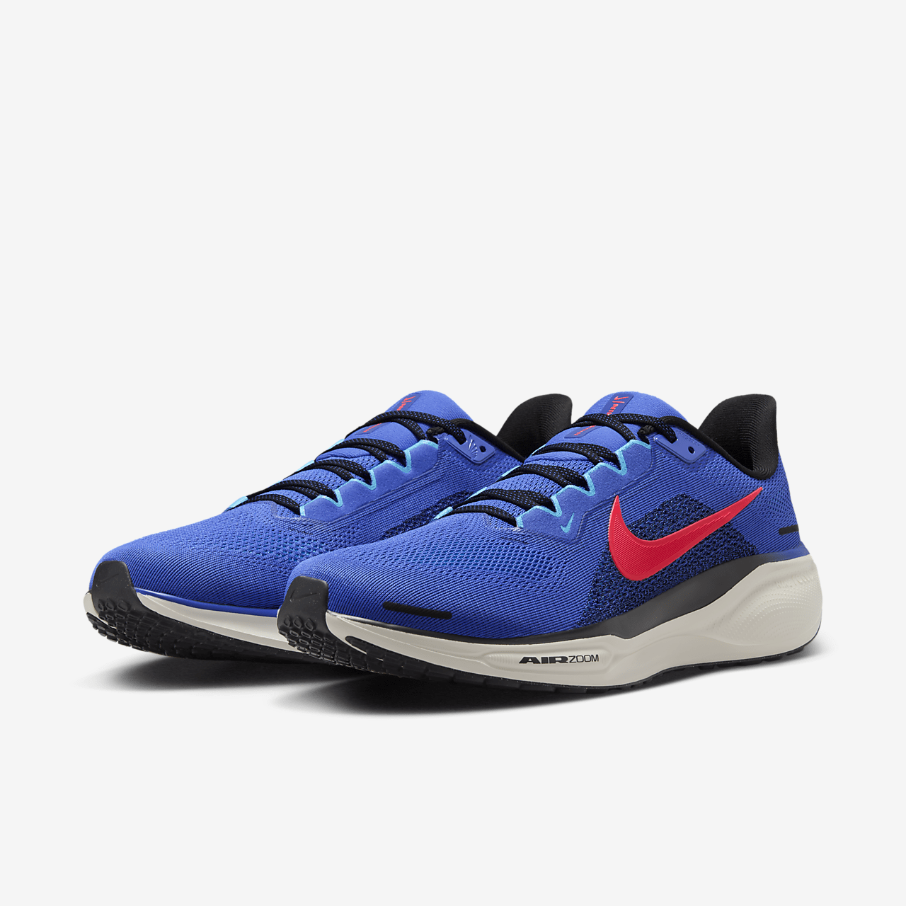 Nike Pegasus sneaker Astronomy Blue/Zwart/Baltic Blue/Hot Punch