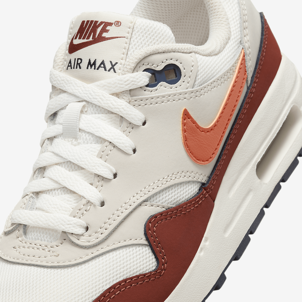 Nike Air Max 1 sneaker Sail/Mars Stone/Desert Sand/Vintage Coral