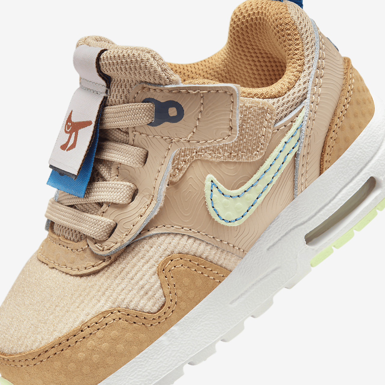 Nike Air Max 1 sneaker Hemp/Flax/Coconut Milk