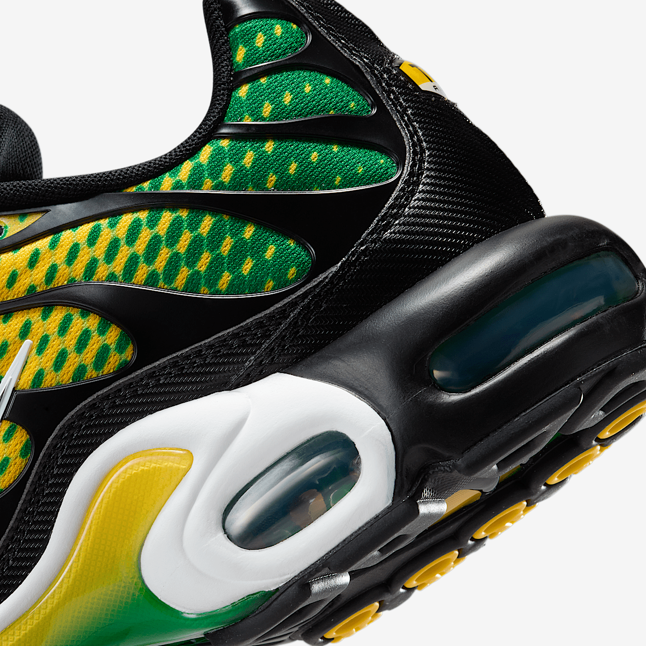 Nike Air Max Plus sneaker Varsity Maize/Pine Green/Wit/Zwart