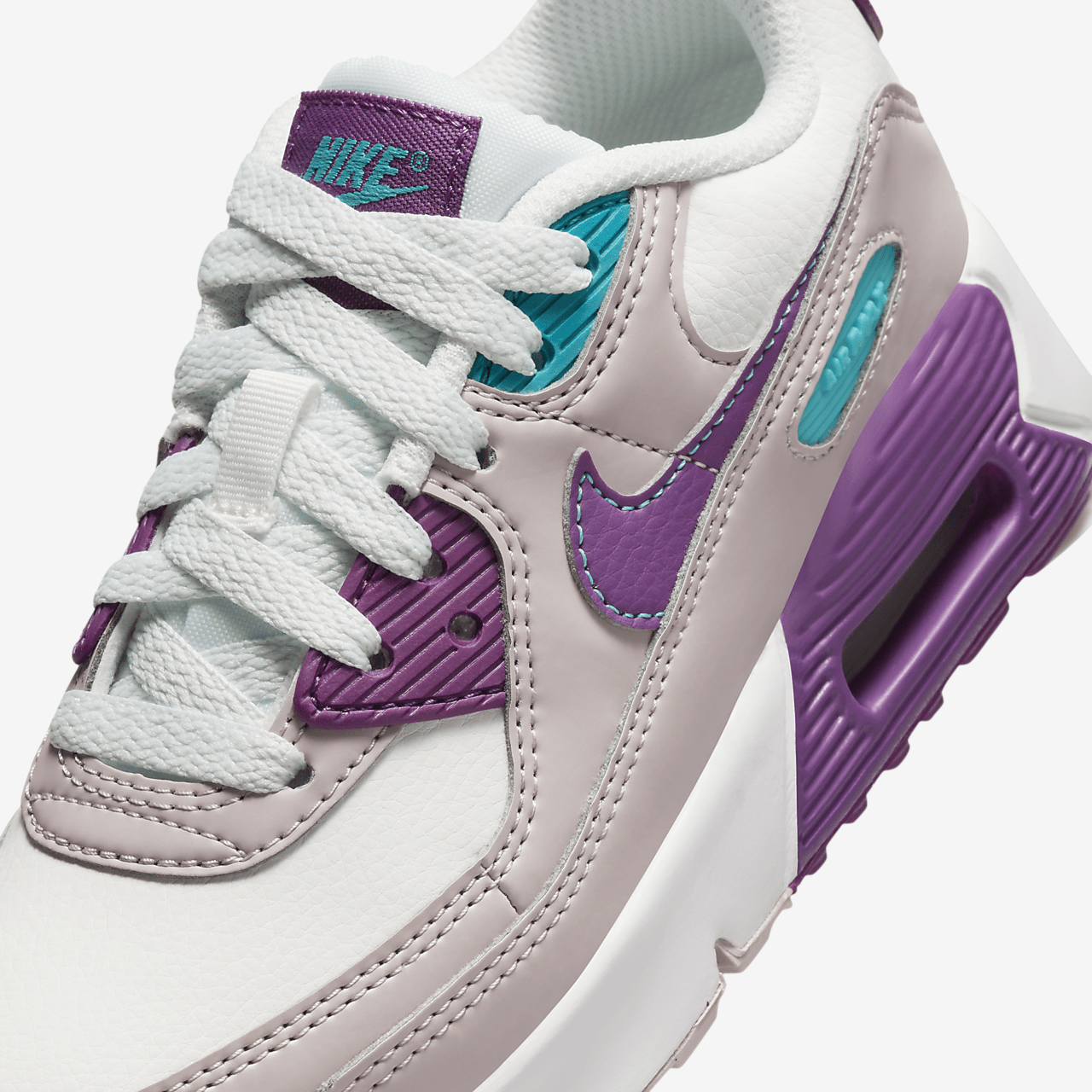 Nike Air max 90 sneaker Summit White/Platinum Violet/Aquamarine/Viotech