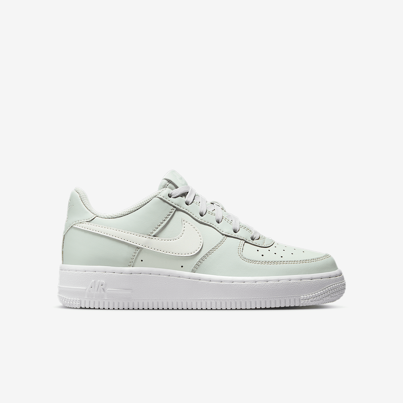 Nike Air Force 1 sneaker Light Silver/Spruce Aura/Wit/Sail