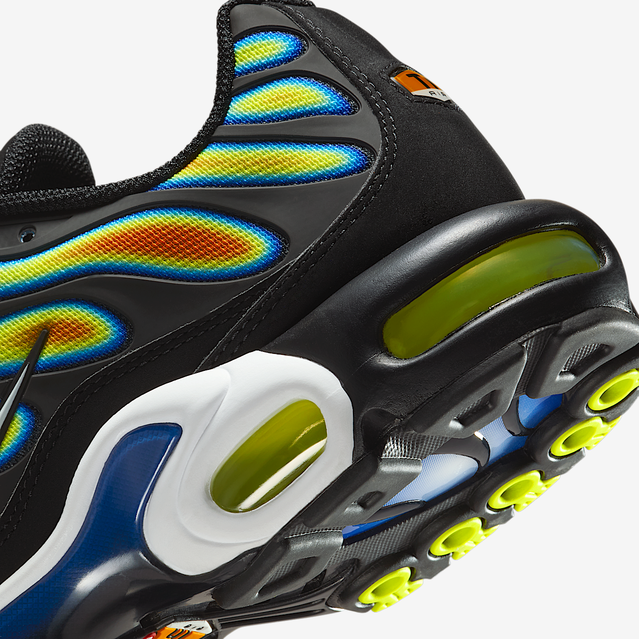 Nike Air Max Plus sneaker Zwart/Sundial/Neon Yellow/Wit