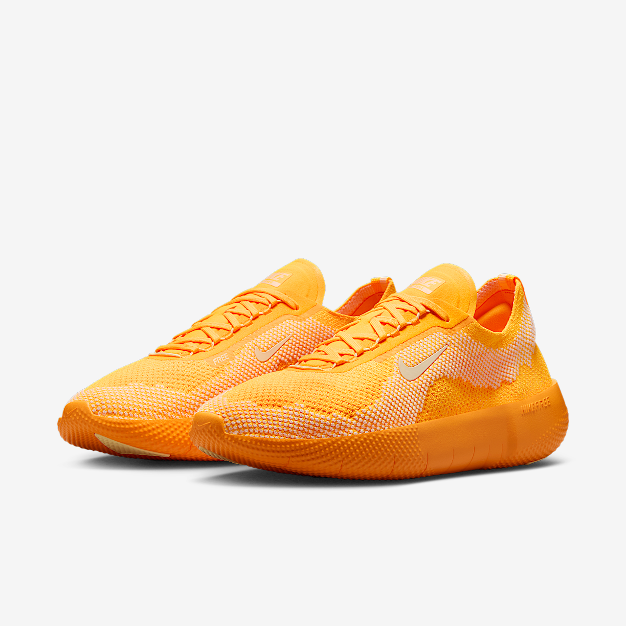 Nike Free sneaker Laser Orange/Wit/Alabaster