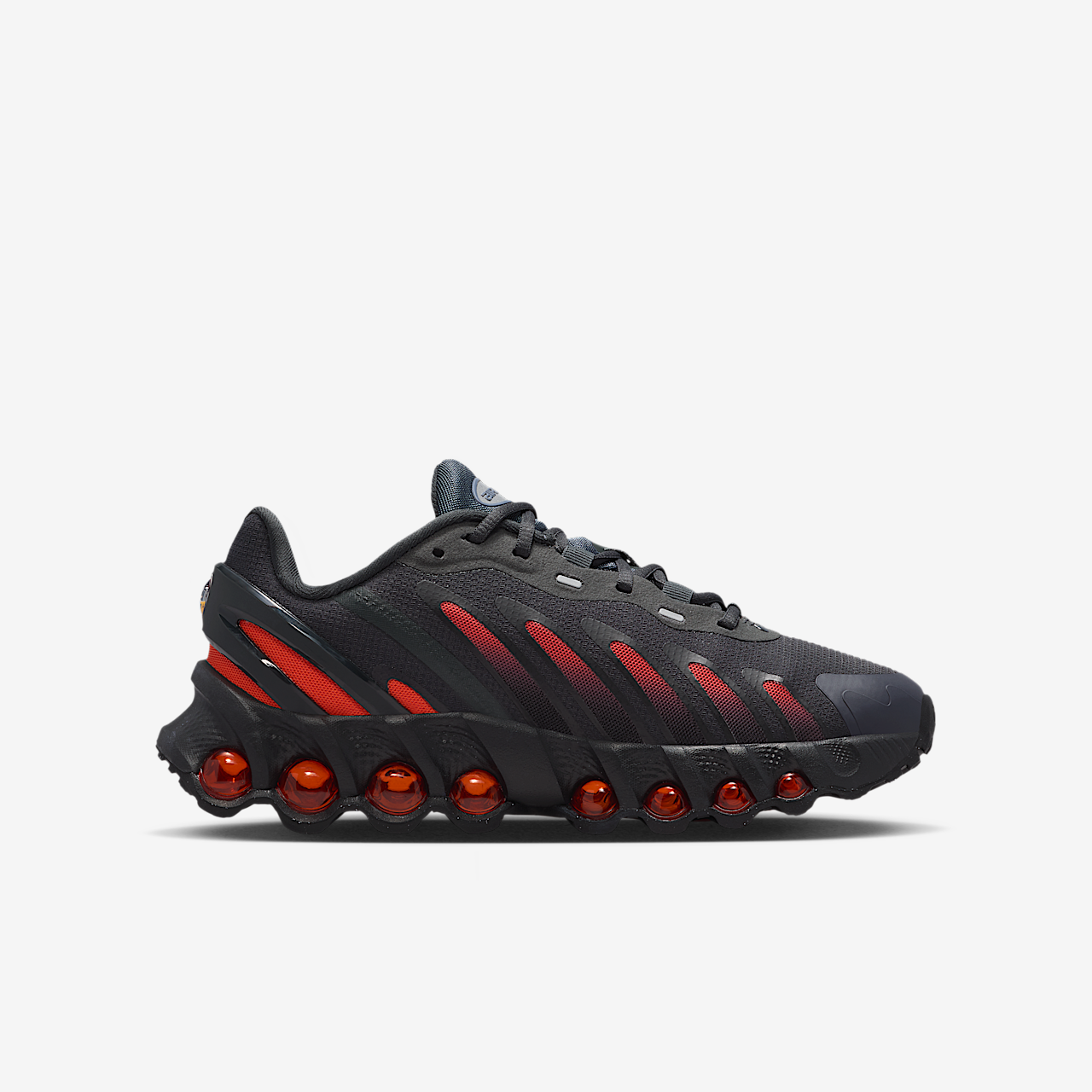 Nike Air Max DN sneaker Dark Smoke Grey/Zwart/Team Orange/Light Carbon