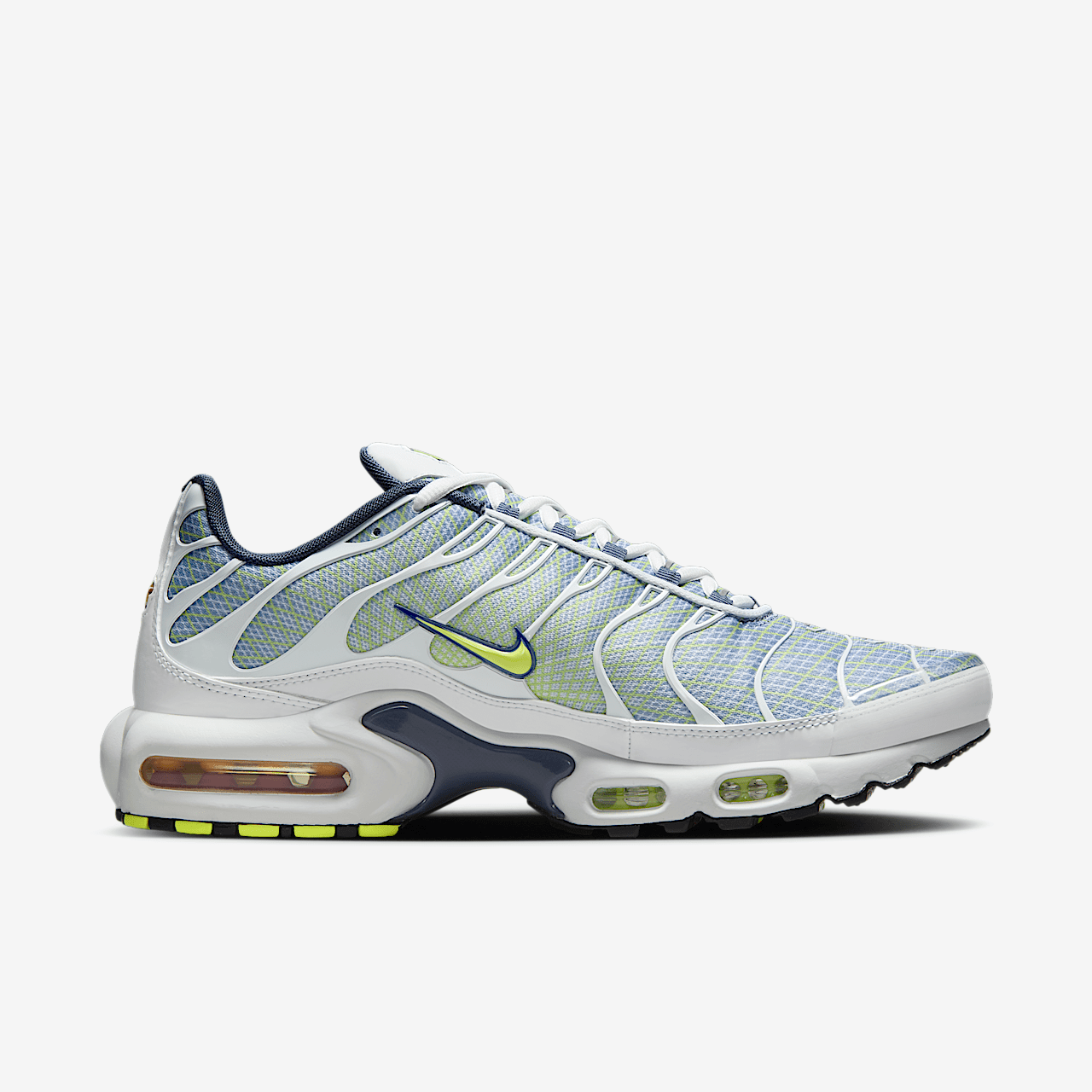 Nike Air Max Plus sneaker Pebble Grey/Steel/Wit/Lime