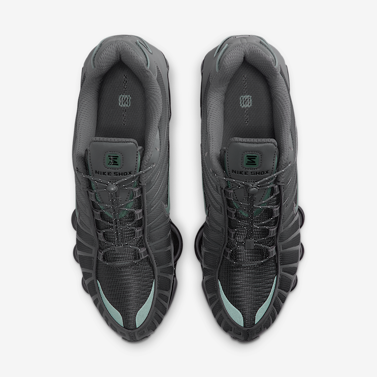 Nike Nike Shox sneaker Iron Grey/Zwart/Reflect Silver/Clay Green