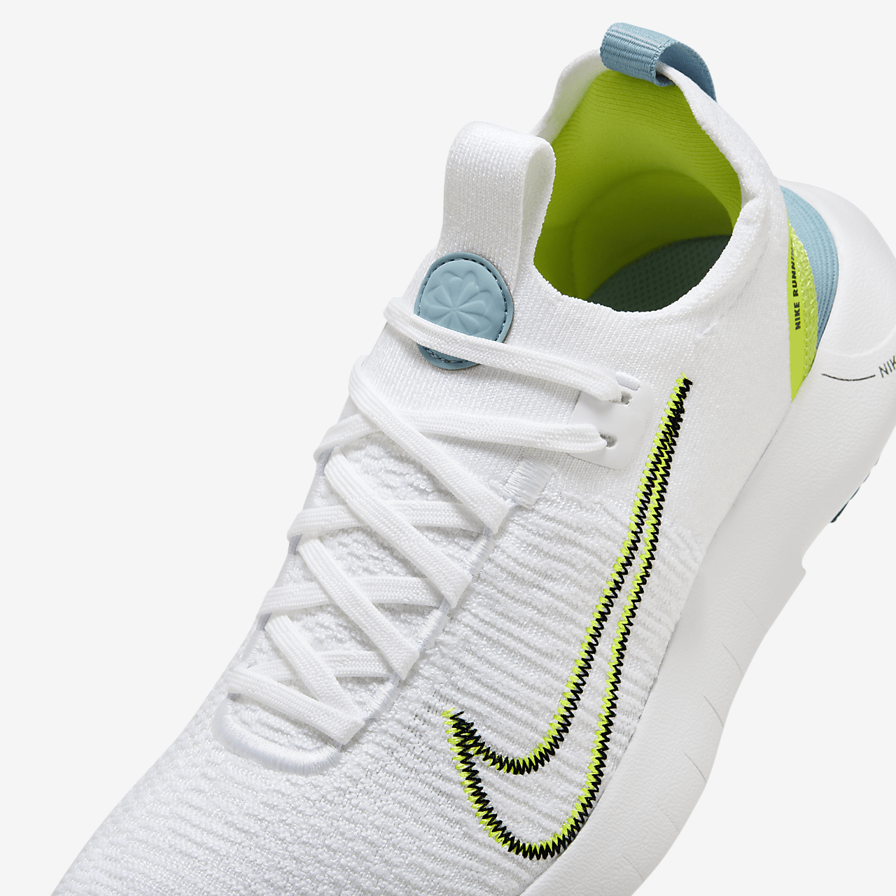 Nike Free sneaker Wit/Denim Turquoise/Cyber/Zwart