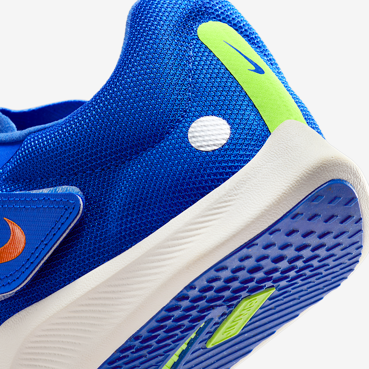 Nike  sneaker Racer Blue/Safety Orange/Lime Blast/Wit