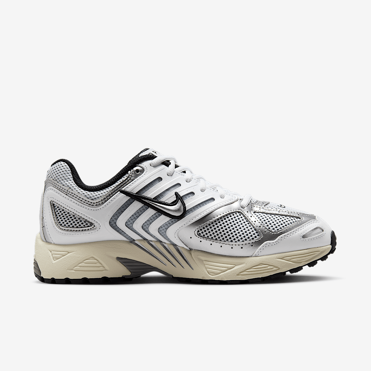 Nike Pegasus sneaker Wit/Coconut Milk/Zwart/Metallic Silver