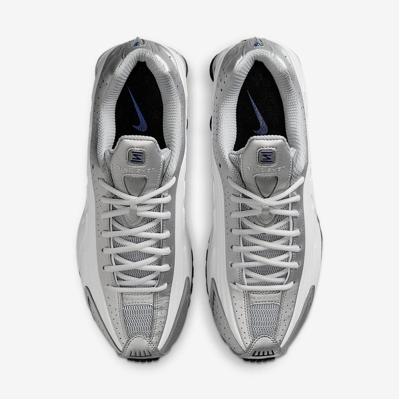 Nike Nike Shox sneaker Wit/Metallic Silver/Deep Royal Blue/Wit