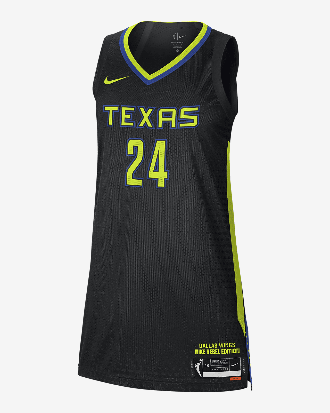 wnba wings rebel jersey