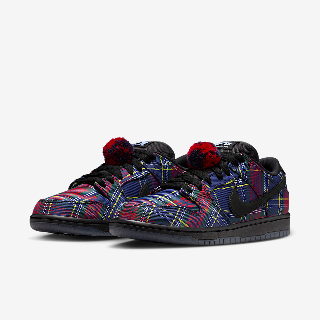Nike Dunk Low sneaker University Red/Yellow Strike/Deep Royal Blue/Zwart