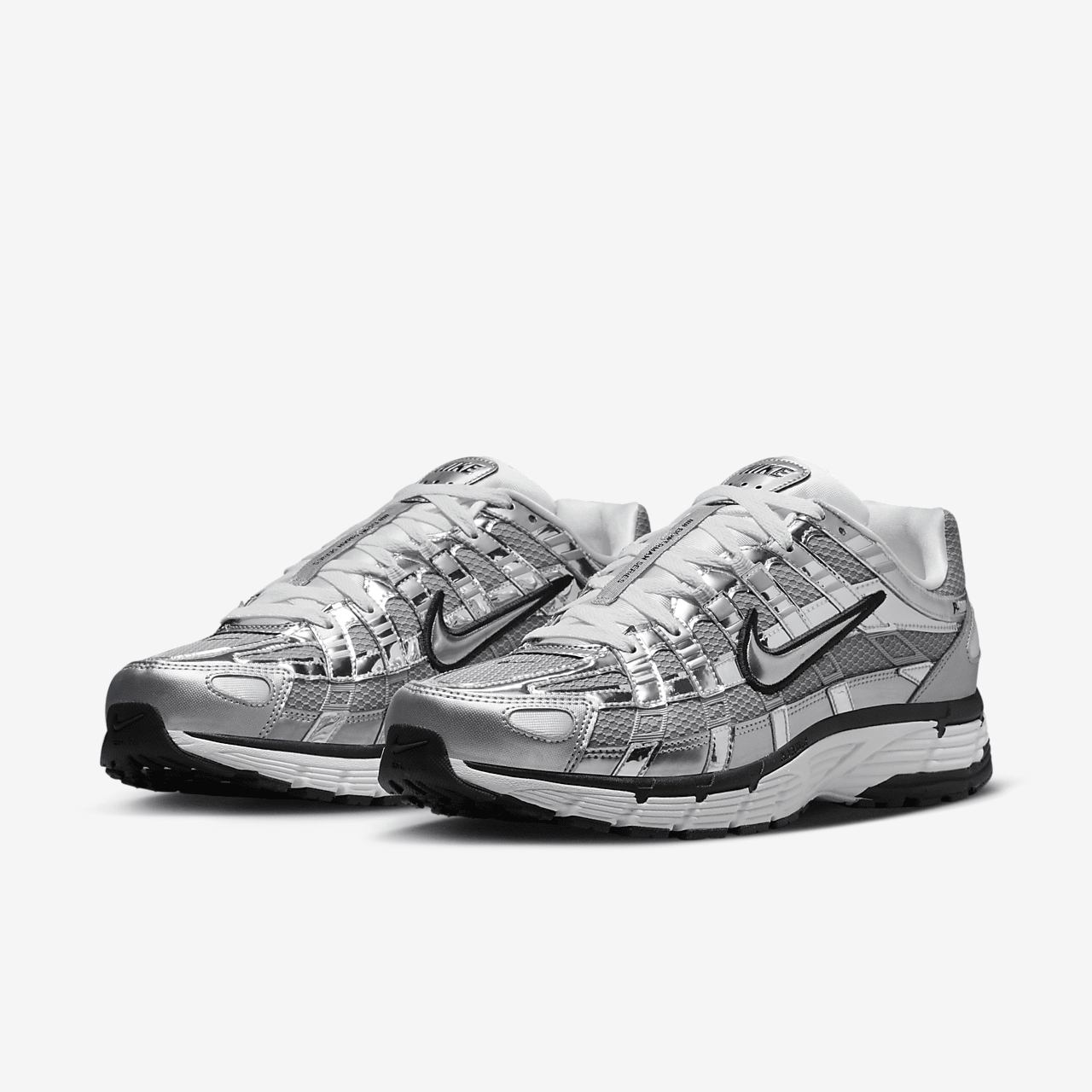 Nike P-6000 sneaker Metallic Silver/Sail/Zwart/Metallic Silver