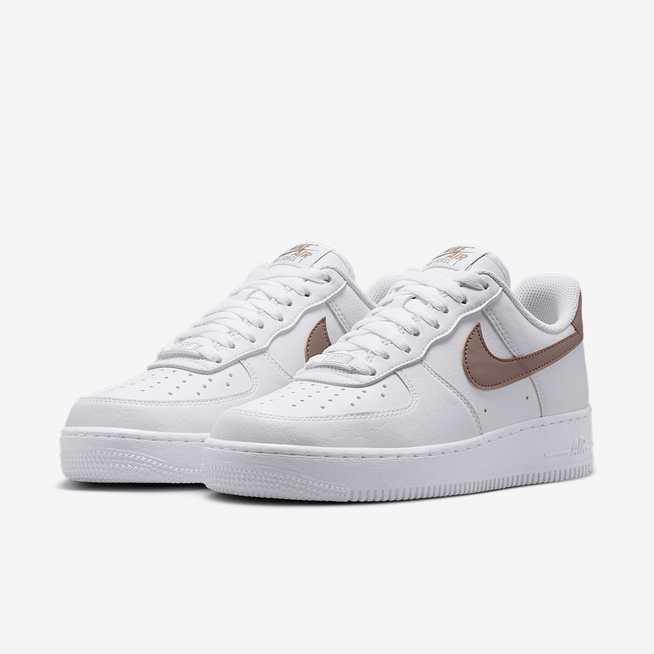 Nike Air Force 1 sneaker Wit/Mink Brown