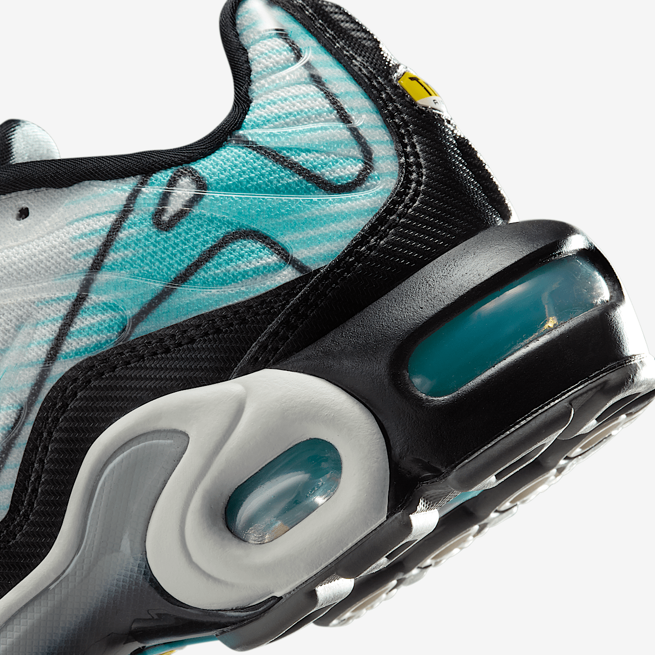 Nike Air Max Plus sneaker Summit White/Zwart/Iron Grey/Aurora Green