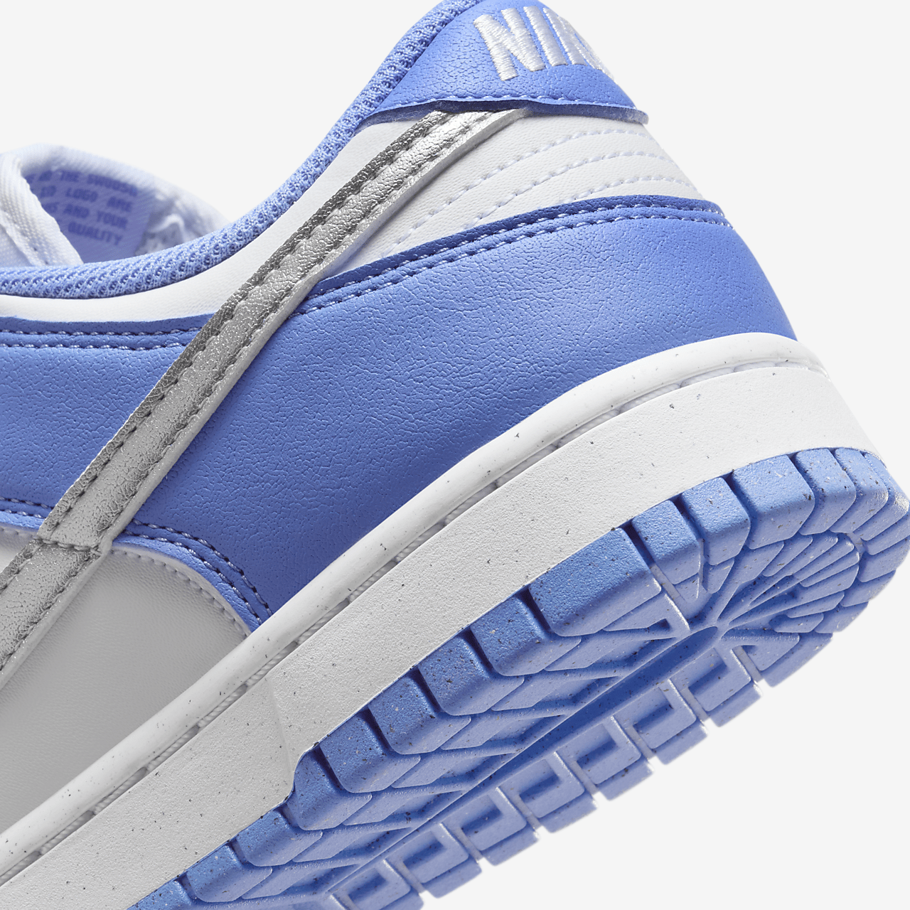 Nike Dunk Low sneaker Royal Pulse/Wit/Metallic Silver