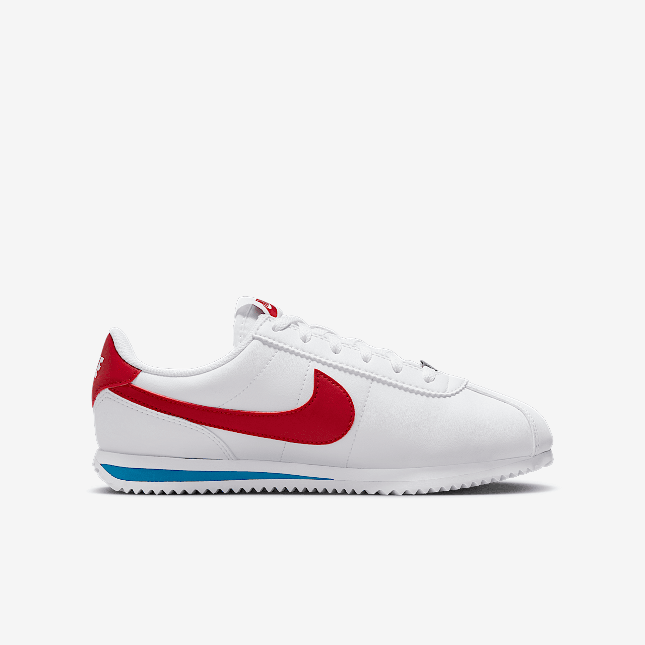 Nike Cortez sneaker Wit/Varsity Blue/Varsity Red