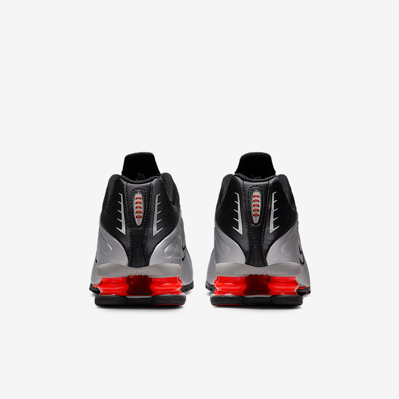 Nike Nike Shox sneaker Metallic Silver/Zwart/Picante Red/Metallic Silver