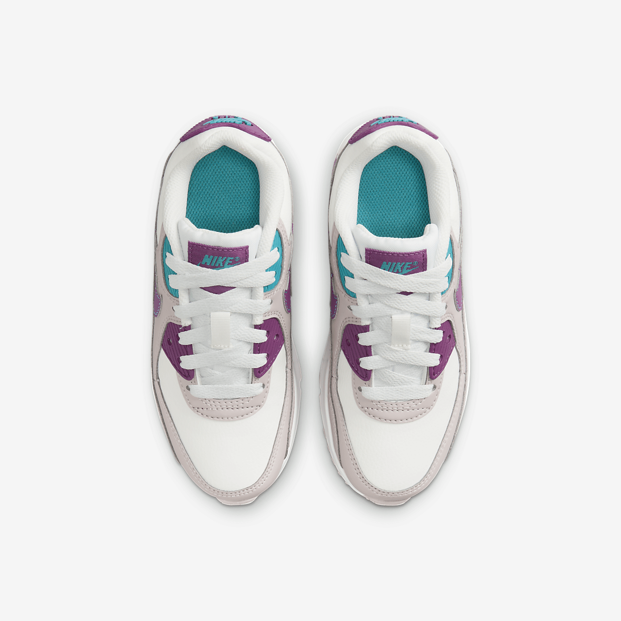 Nike Air max 90 sneaker Summit White/Platinum Violet/Aquamarine/Viotech