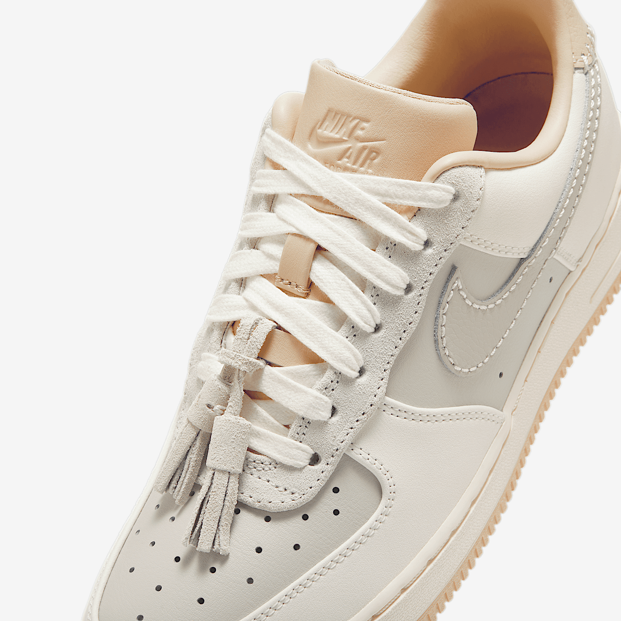 Nike Air Force 1 sneaker Light Bone/Sail/Pink Oxford/Light Bone