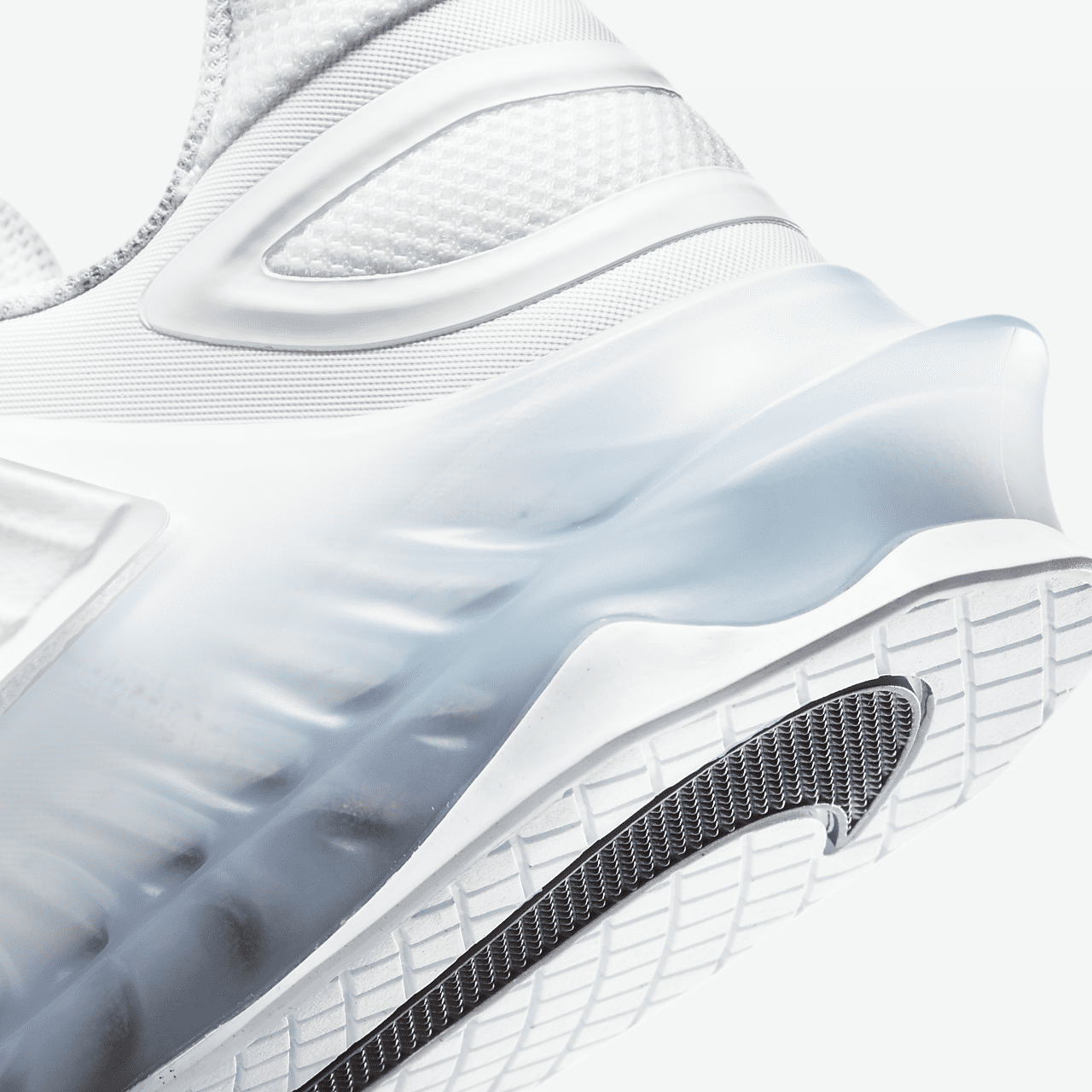 Nike  sneaker Wit/Iron Grey/Laser Orange/Zwart