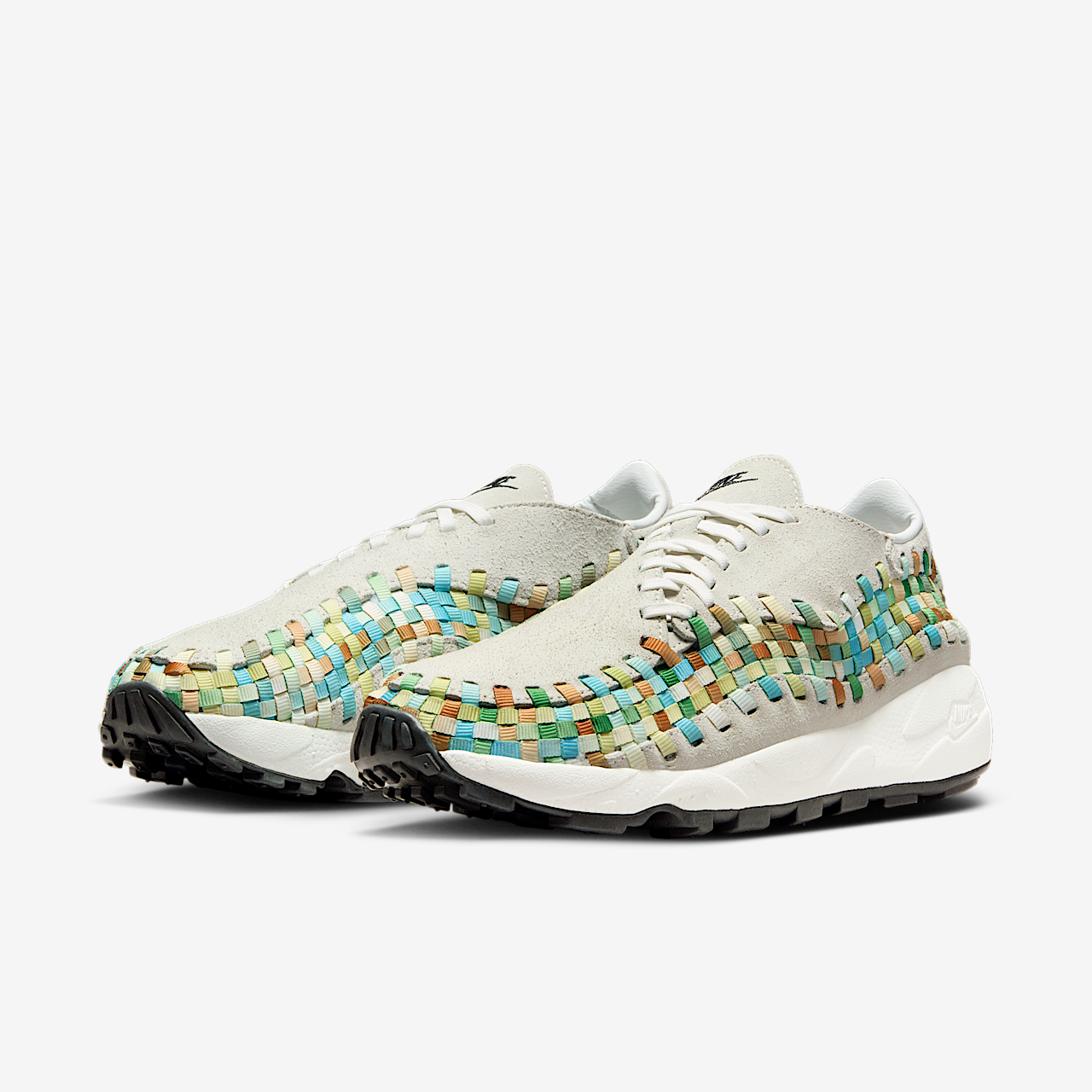 Nike Nike Air Footscape Woven sneaker Summit White/Sail/Meerkleurig/Zwart