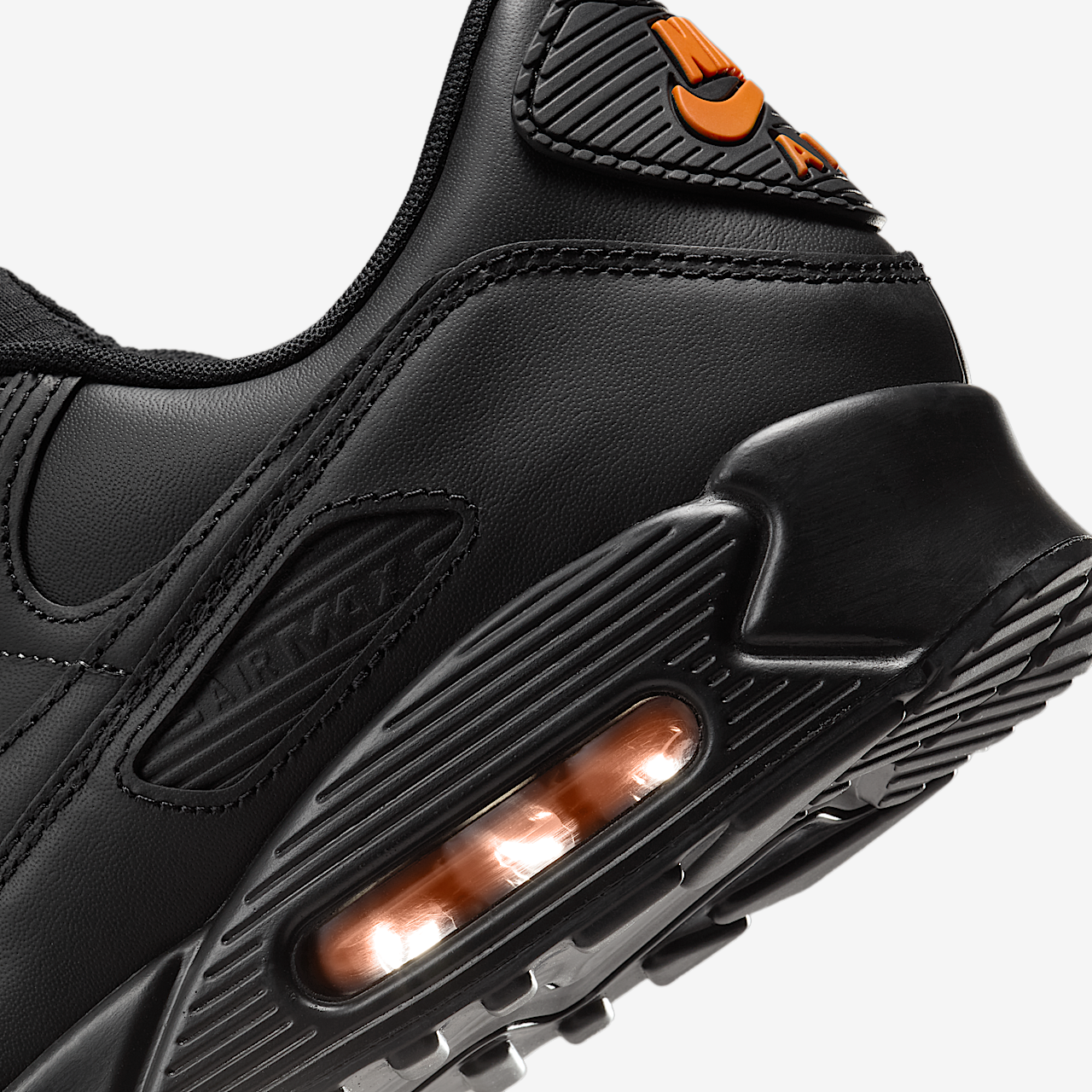 Nike Air Max sneaker Zwart/Safety Orange/Zwart