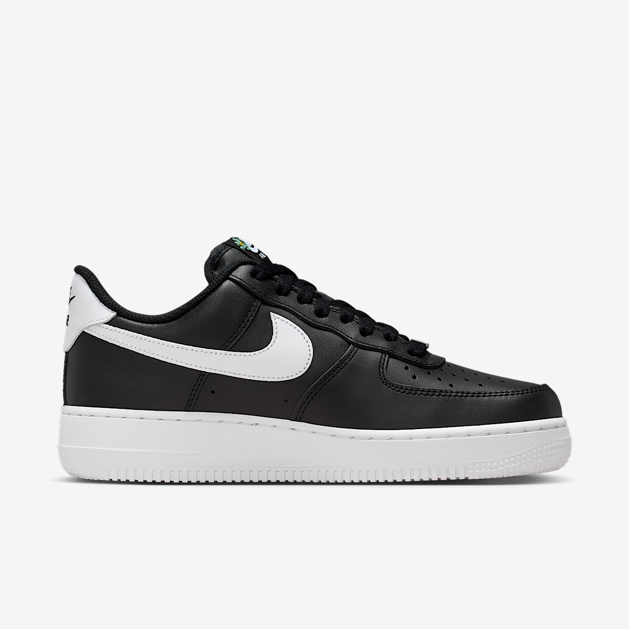 Nike Air Force 1 sneaker Zwart/Metallic Gold/Wit/Wit