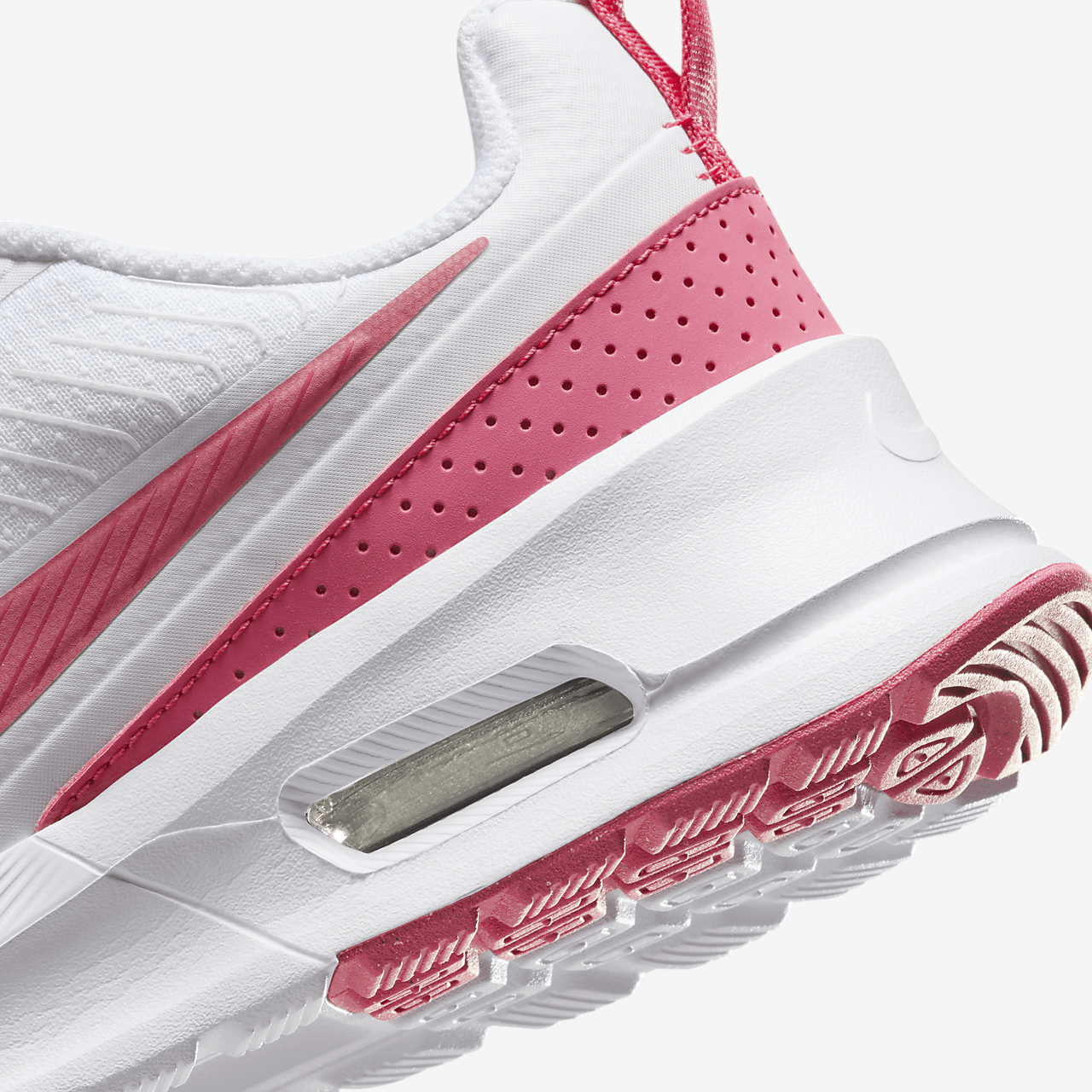 Nike Air Max Nuaxis sneaker Wit/Zwart/Comet Red/Aster Pink