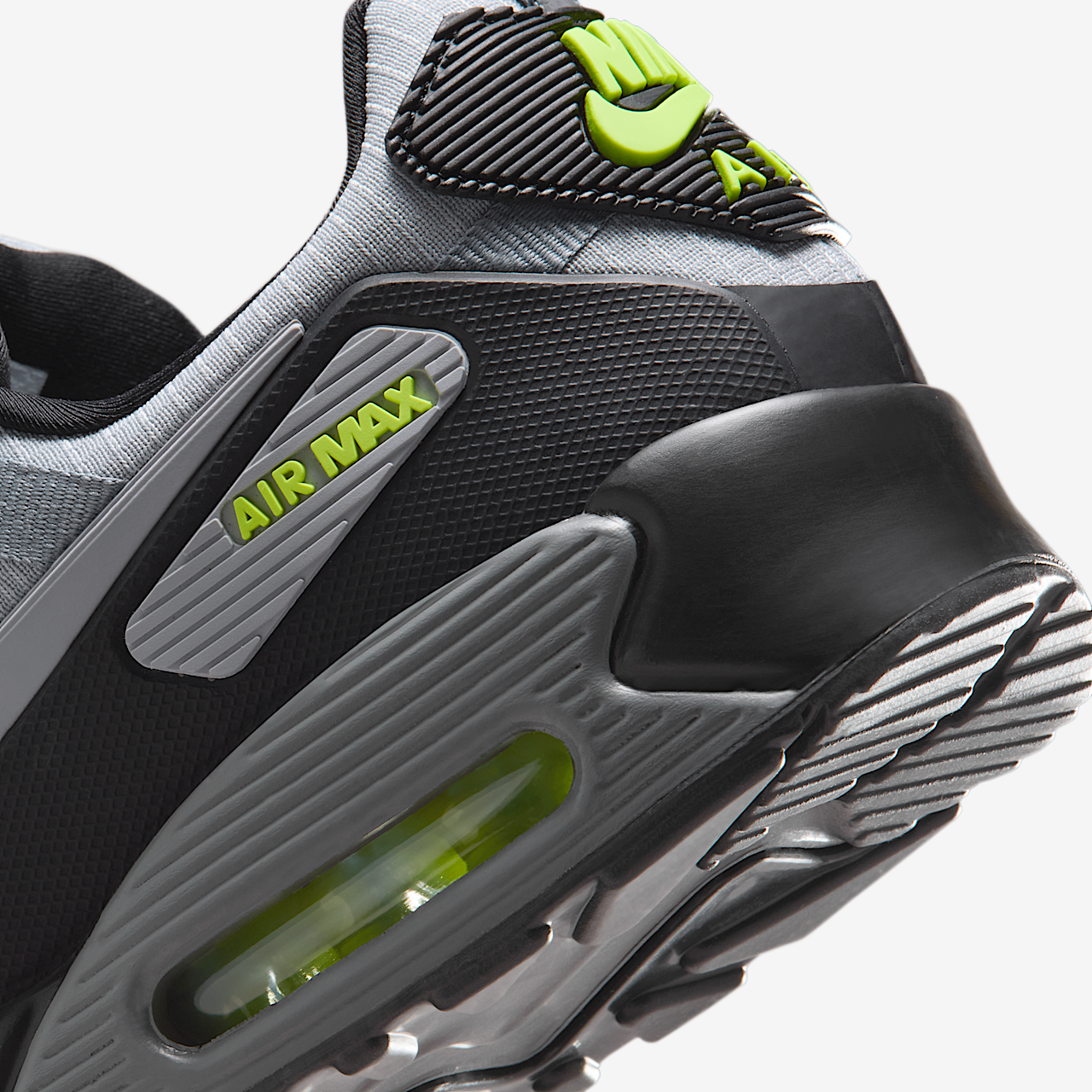 Nike Air Max sneaker Cool Grey/Volt/Zwart/Wolf Grey