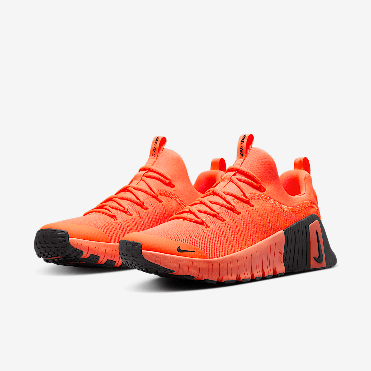 Nike Free sneaker Hyper Crimson/Hyper Orange/Zwart