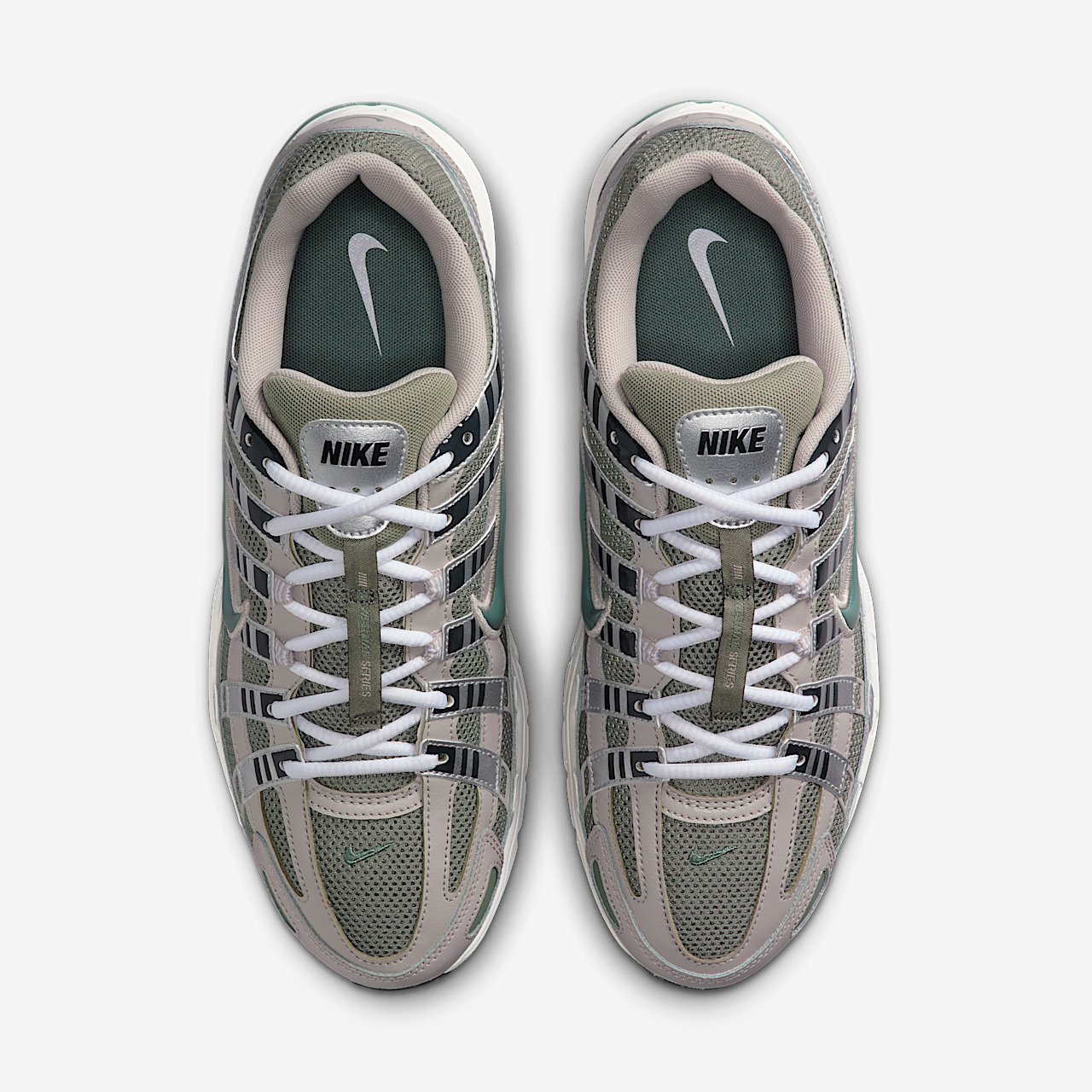Nike P-6000 sneaker Cream II/Anthracite/Metallic Silver/Clay Green