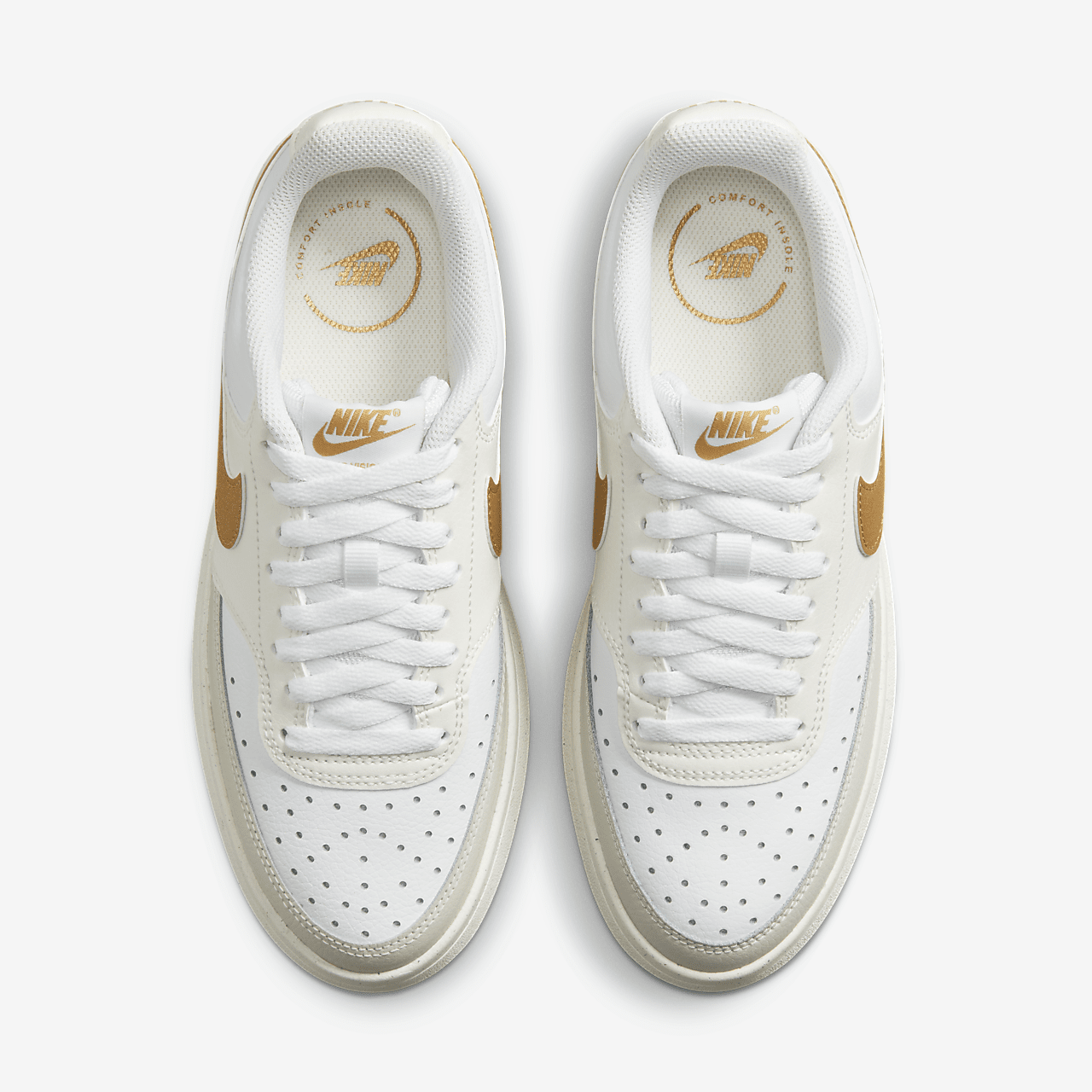 Nike  sneaker Wit/Light Bone/Sail/Metallic Gold