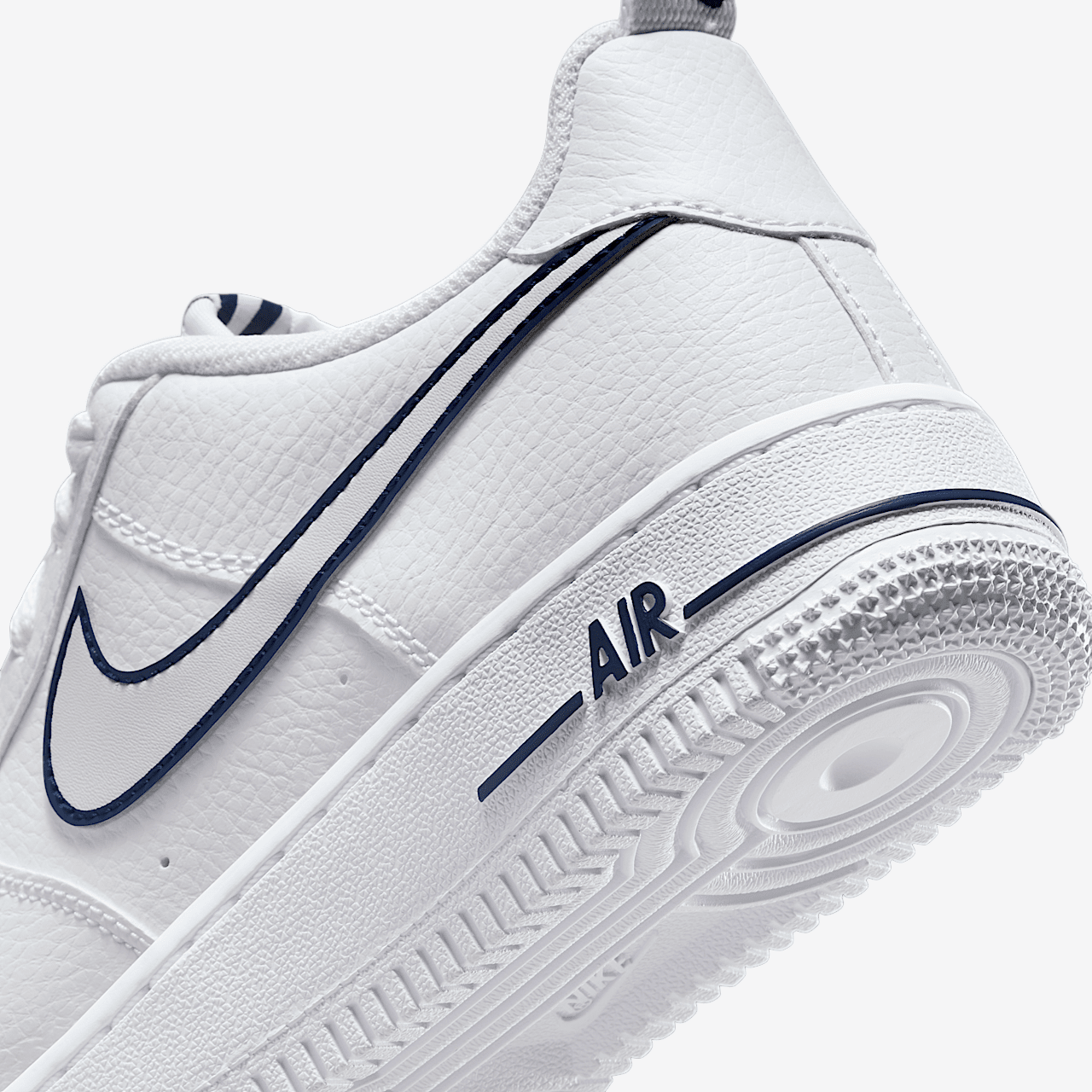 Nike Air Force 1 sneaker Wit/Midnight Navy/Photon Dust